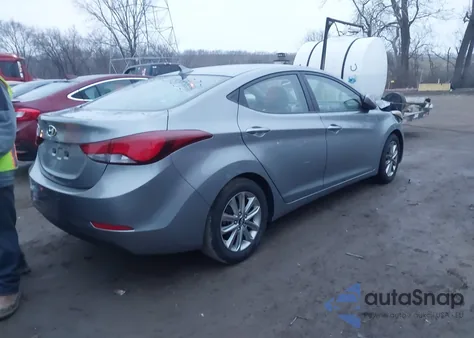 2014 Hyundai Elantra Se z USA, uszkodzony, nr VIN KMHDH4AE7EU028059